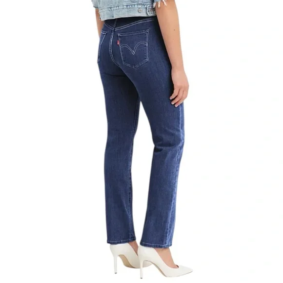 LEVI’S Classic Mid Rise Straight Leg Jeans US 10 - Picture 2 of 12